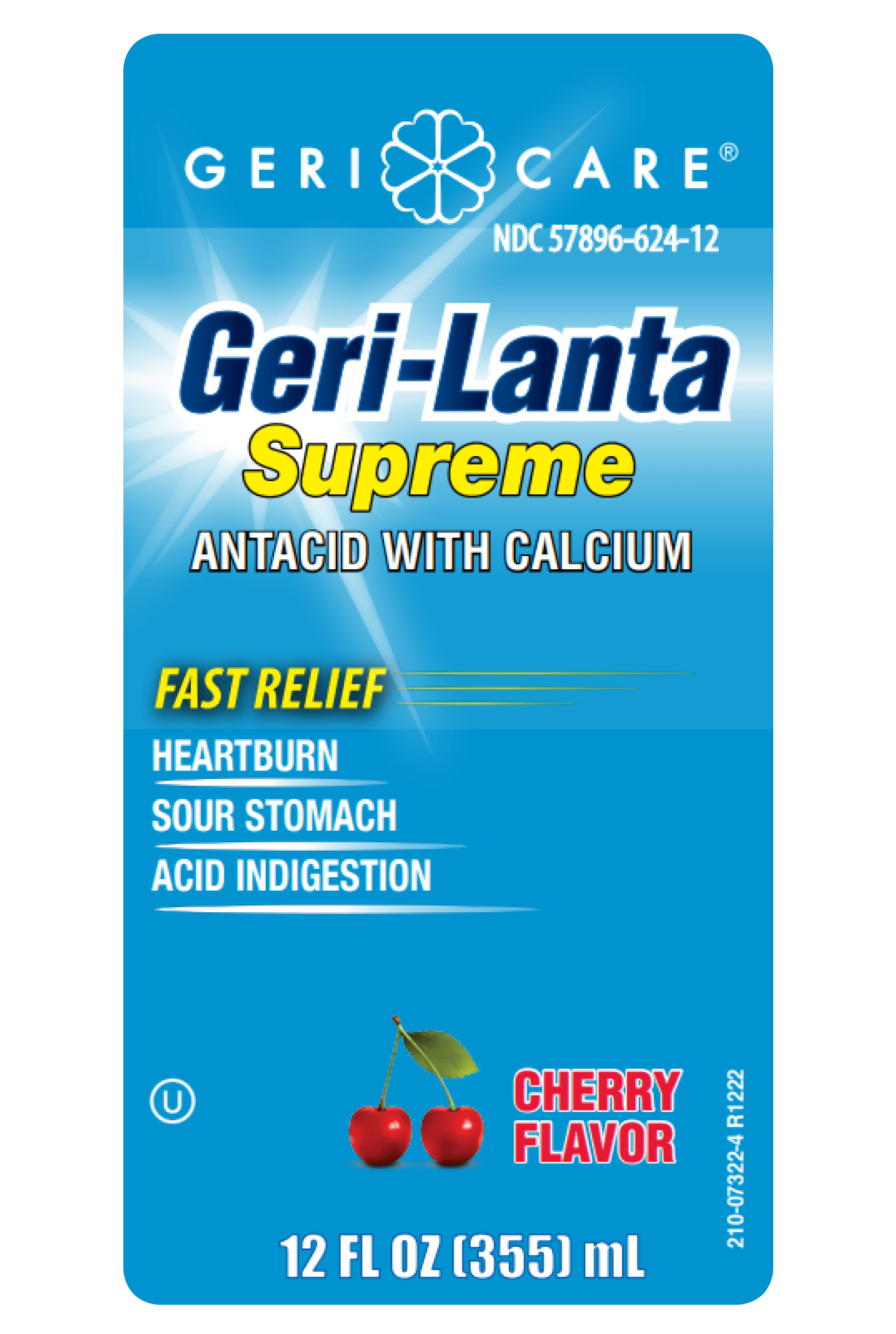 Geri-Lanta Supreme - Cherry Flavored Liquid - Geri-Care