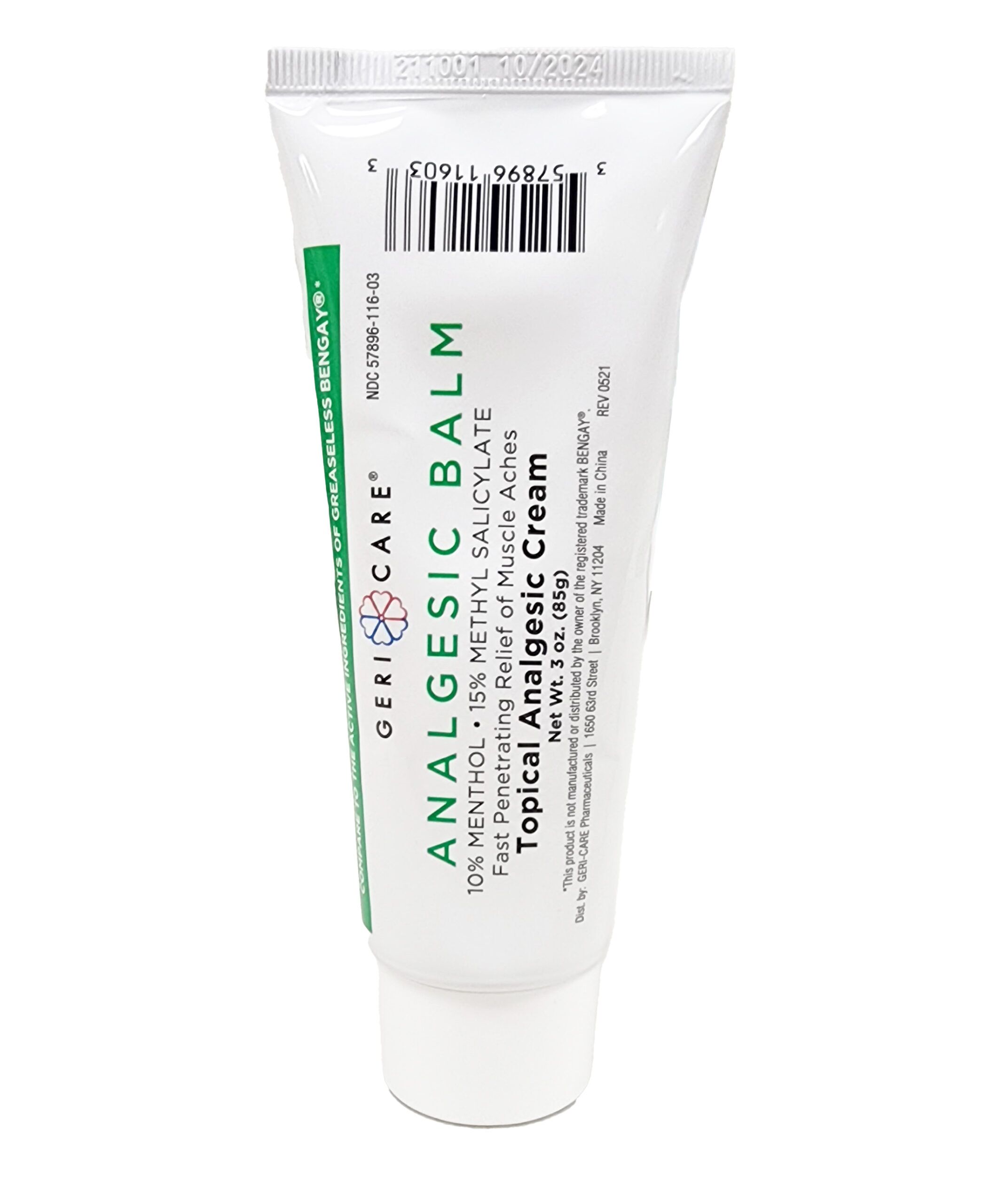 Topical Analgesic Cream - 3oz - Geri-Care Pharmaceuticals