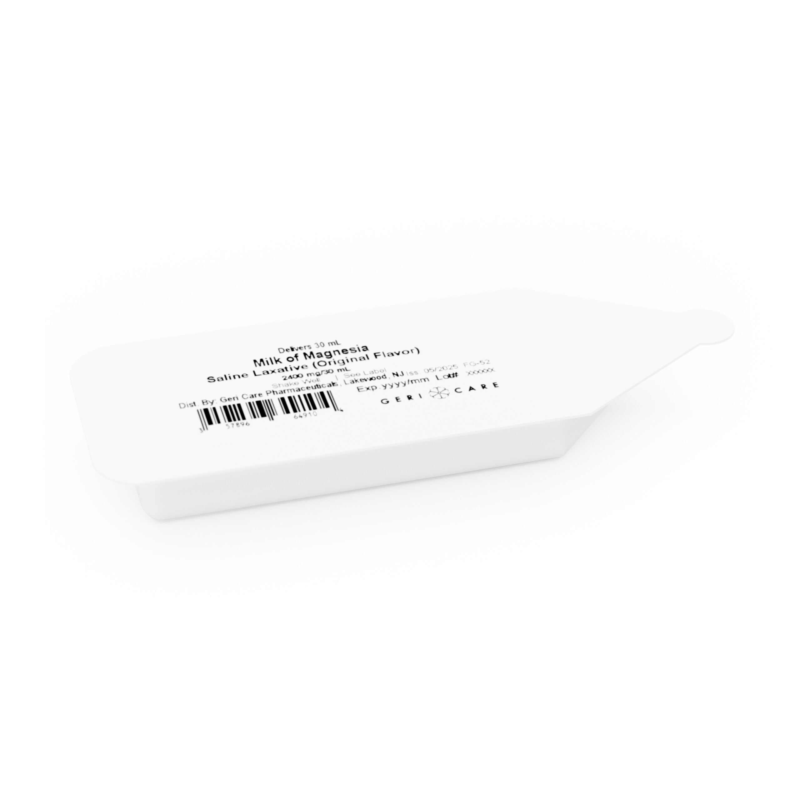 Milk of Magnesia Original Flavor Unit Dose - Geri-Care Pharmaceuticals